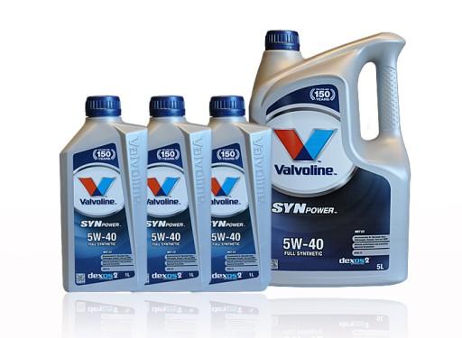 VALVOLINE Synpower MST C3 5W40 8L комплект МЫС