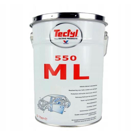 VALVOLINE TECTYL 550 ML 5L - ЗАКРЫТЫЕ ПРОФИЛИ