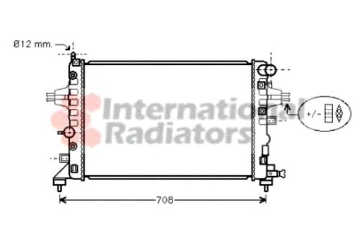 37002362 150056N - Радіатор двигуна van wezel opel van wezel