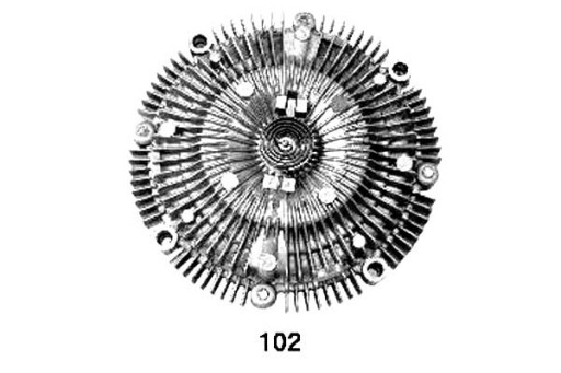 VC-102 JAPANPARTS ВІСКОЗНА МУФТА NISSAN PATROL 2,8 TD 97-