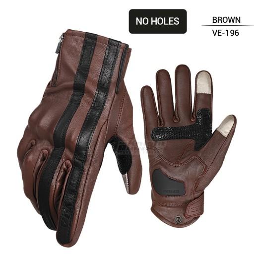 VE-196 Модель BW без дырок Размер L Мотоциклетные перчатки