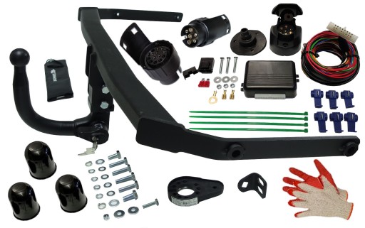 ВЕРТИКАЛЬНИЙ ЗНІМНИЙ ГАК + МОДУЛЬ FORD FIESTA MK8 з 2017 VIII + БУКСИРУЙКА