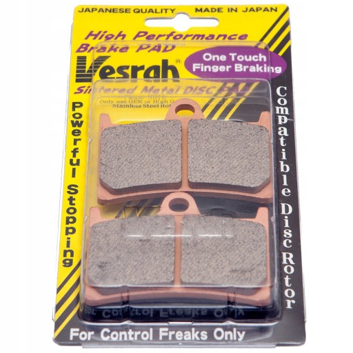 VD-248JL - VESRAH ГАЛЬМІВНІ КОЛОДКИ YAMAHA FZ1 2006-2017