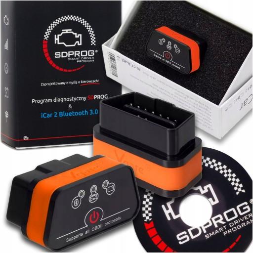 VGATE ICAR 2 BT 3.0 SDPROG ИНТЕРФЕЙС OBD2 ELM327