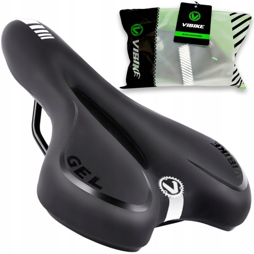 VIBIKE КОМФОРТНОЕ ГЕЛЕВОЕ СЕДЛО ВЕЛОСИПЕДНОЕ СЕДЛО