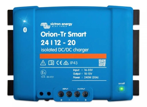 ORI241224120 - VICTRON изолированное зарядное устройство Orion-TR Smart 24/12-20A (240W) ORI241224120