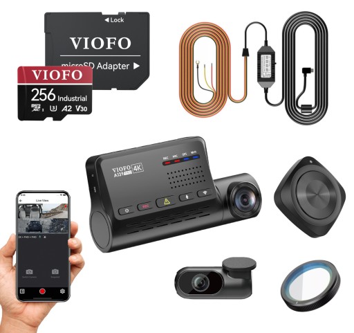 VIOFO A139 PRO 2CH-G 4K GPS CPL + 256GB ACC PILOT