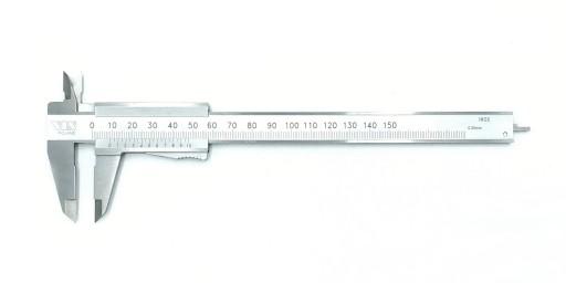 Аналоговий штангенциркуль VIS 150/0,05 мм, великі цифри