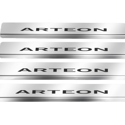 VOLKSWAGEN ARTEON Накладки на пороги из нержавеющей стали 304. Половина отделки.