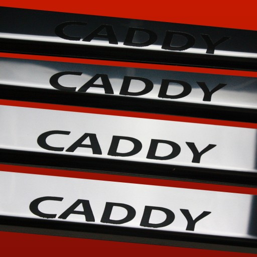 VOLKSWAGEN CADDY MK3 2K Накладки на пороги 5 дверей, глянцевый, нержавеющая сталь 304 Отделка