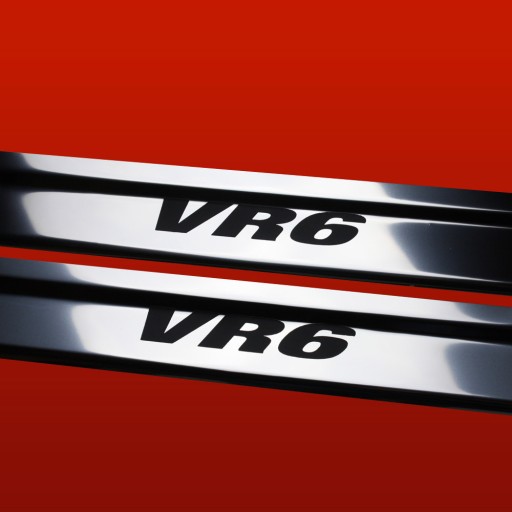 VOLKSWAGEN CORRADO Накладки на пороги из нержавеющей стали VR6 304 Готово