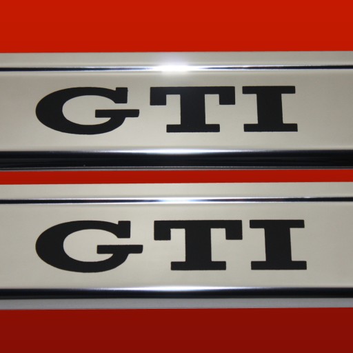 VOLKSWAGEN GOLF MK4 GTI Накладки на пороги, 3 двері, глянець, нержавіюча сталь 304, оздоблення