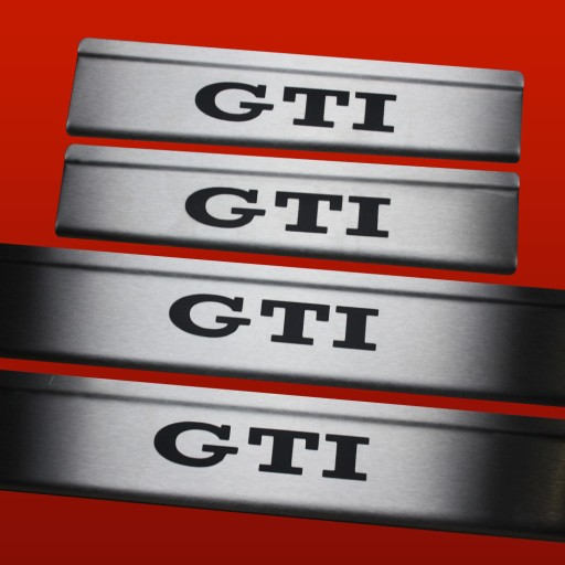 VOLKSWAGEN GOLF MK4 Накладки на пороги GTI 5 дверей нержавеющая сталь 304 Надписи