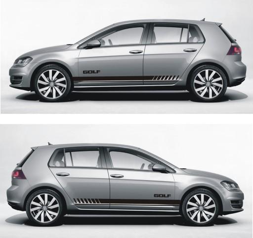 VOLKSWAGEN GOLF BELTS 180cm наклейки разных цветов