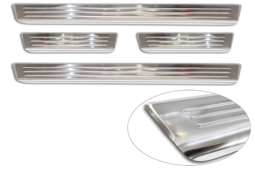 VOLKSWAGEN ID.7 Накладки на пороги, нержавеющая сталь, защитные планки