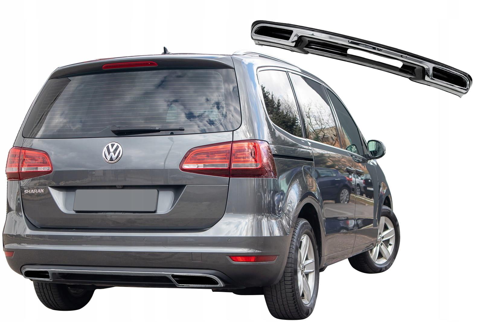 VOLKSWAGEN SHARAN II 7N 10-22 ДИФУЗОР ЗАДНЬОГО БАМПЕРА