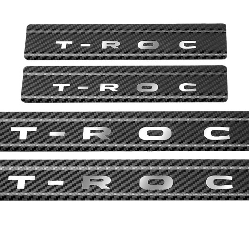 VOLKSWAGEN T-ROC 304 Накладки на пороги из нержавеющей стали, Отделка автомобиля