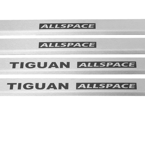 VOLKSWAGEN TIGUAN MK2 Накладки на пороги TIGUAN ALLSPACE ALLSPACE Нержавіюча сталь