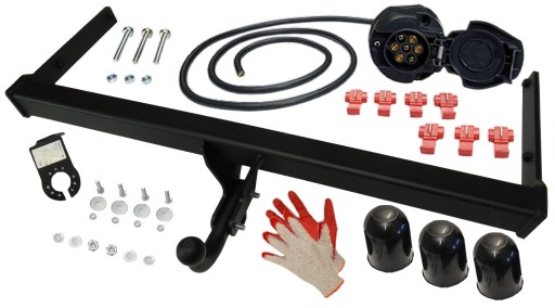 VOLKSWAGEN VW GOLF 5 V PLUS 6 VI 2003-2012 БУКСИРОВОЧНЫЙ КРЮК + ЖГУТ ПРОВОДОВ + КРЫШКИ