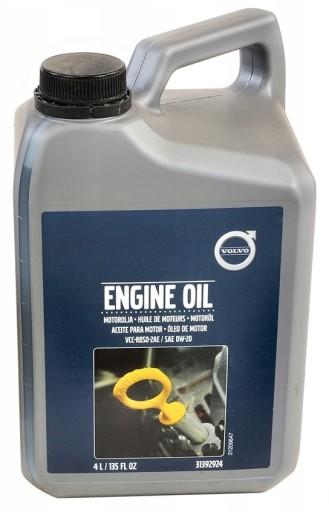 VOLVO OE OIL 0W20 VCC-RBS0-2AE 4L 2013-