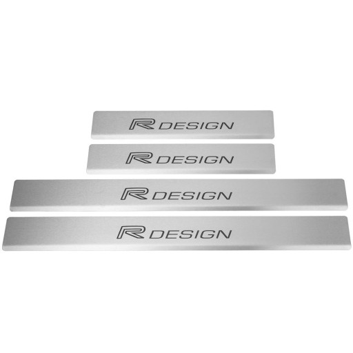 VOLVO S90 MK2 Накладки на пороги R DESIGN 304 глянцева нержавіюча сталь Покриття l