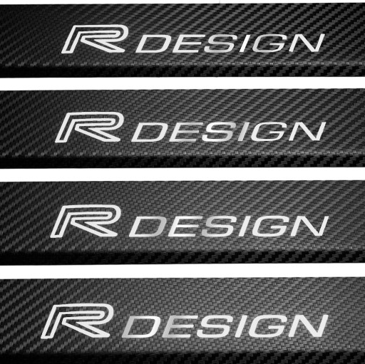 VOLVO S90 MK2 Накладки на пороги R DESIGN 304 нержавіюча сталь Оздоблення автомобіля