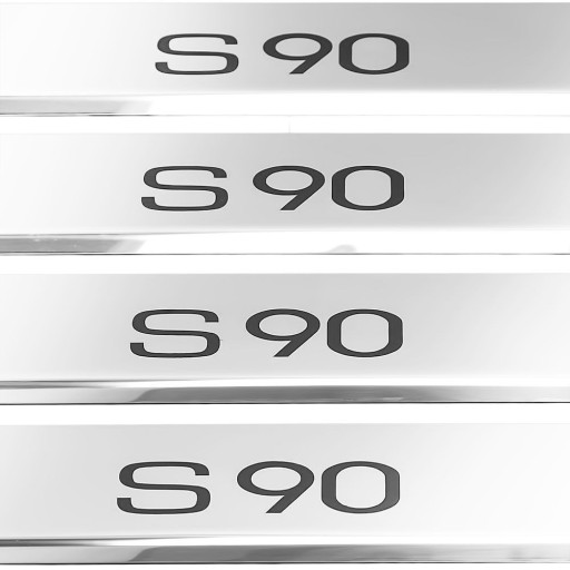 VOLVO S90 MK2 Накладки на пороги из нержавеющей стали 304, глянцевая отделка