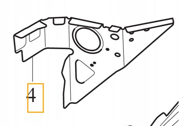 31672670 - VOLVO S90 V90 XC90 II кронштейн левого подлюсника 31