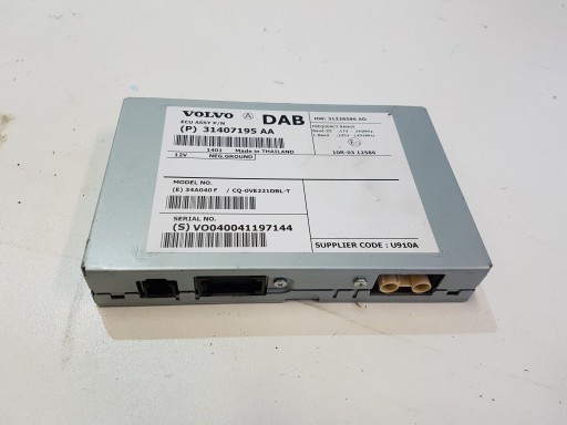 31407195AA - VOLVO V40 II 12-модуль підсилювача 31407195