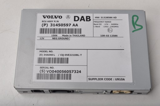 31450597 - VOLVO V40 II Підсилювач радіо DAB 31450597