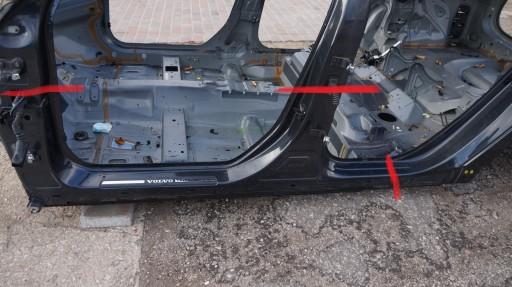 VOLVO V60 і S60 II підвіконня лівий передній стовп
