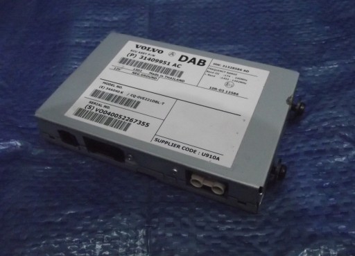 VOLVO V70 13-16R модуль підсилювача DAB 31409951AC