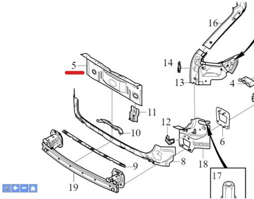 8Y0807110 - Спойлер бампера юбка передний AUDI A3 8Y 20-