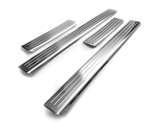 VOLVO XC60 II 17 + МОЛДИНГИ НАКЛАДКИ НА ПОРОГИ ХРОМ