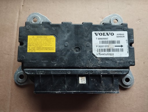 VOLVO XC60 II XC90 II S90 SENSOR STEROWNIK MODUŁ AIRBAG 32221372 - VOLVO XC60 II XC90 II S90 СЕНСОР КОНТРОЛЕР МОДУЛЬ ПОДУШКИ БЕЗПЕКИ 32221372