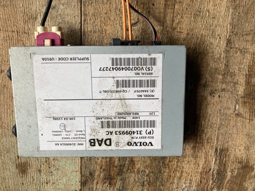 VOLVO S60 тюнер радіо модуль 31409953