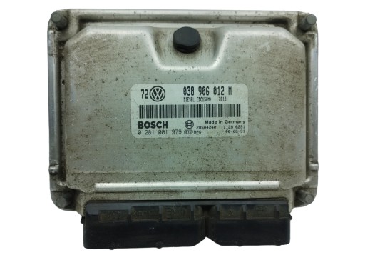 BORA KOMPUTER SILNIKA 038906012M - КОМПЬЮТЕР VW BORA 038906012M