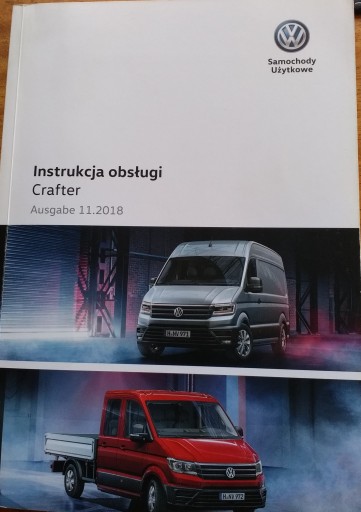 VW CRAFTER II 2016 - Руководство пользователя на польском языке + кейс