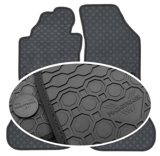 VW Caddy III 5os 2003-2020 гумові килимки PrimeLiner - Чорні