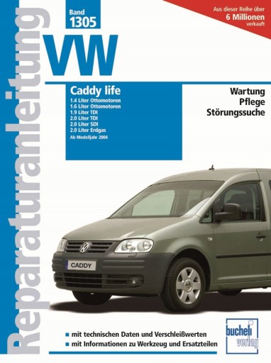 VW Caddy life (2004-2009) цілодобова інструкція по ремонту