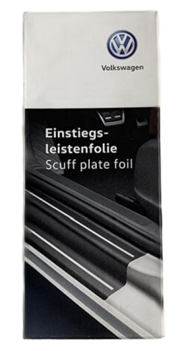 ПЛІВКИ ЗАХИСНІ НА ПОРОГ VW, ЧОРНО-Сріблястий 2GA071310AZMD
