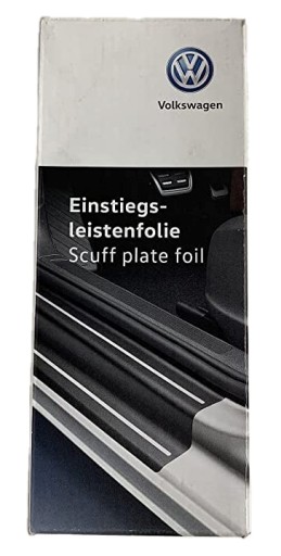 VW ПОРОГОВАЯ ЗАЩИТНАЯ ПЛЕНКА, ЧЕРНАЯ И СЕРЕБРЯНАЯ 5NA071310BZMD