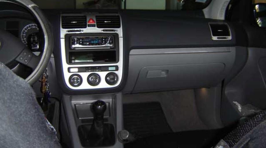 VW GOLF 5 ОБЛИЦЮВАННЯ КАБІНИ ПАНЕЛЬ НАКЛЕЙКА ДОШКА 3D