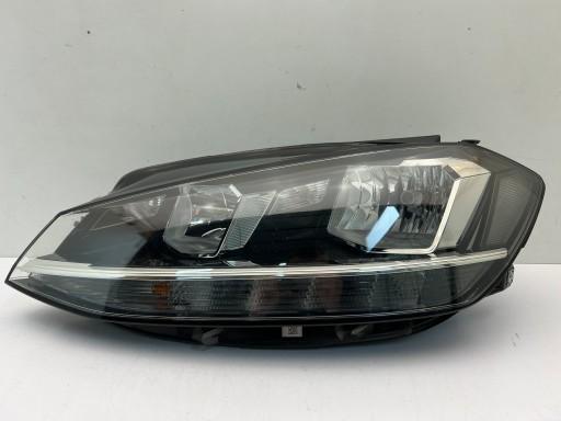 GOLF 7 LIFT 5G1941005D H7+LED - VW GOLF 7 VII 5G1 LIFT ПЕРЕДНЯ ЛАМПА ЛІВА ЄВРОПА 2017-