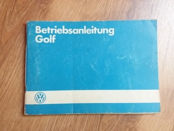 VW GOLF Betriebsanleitung.Руководство пользователя 1984 г.