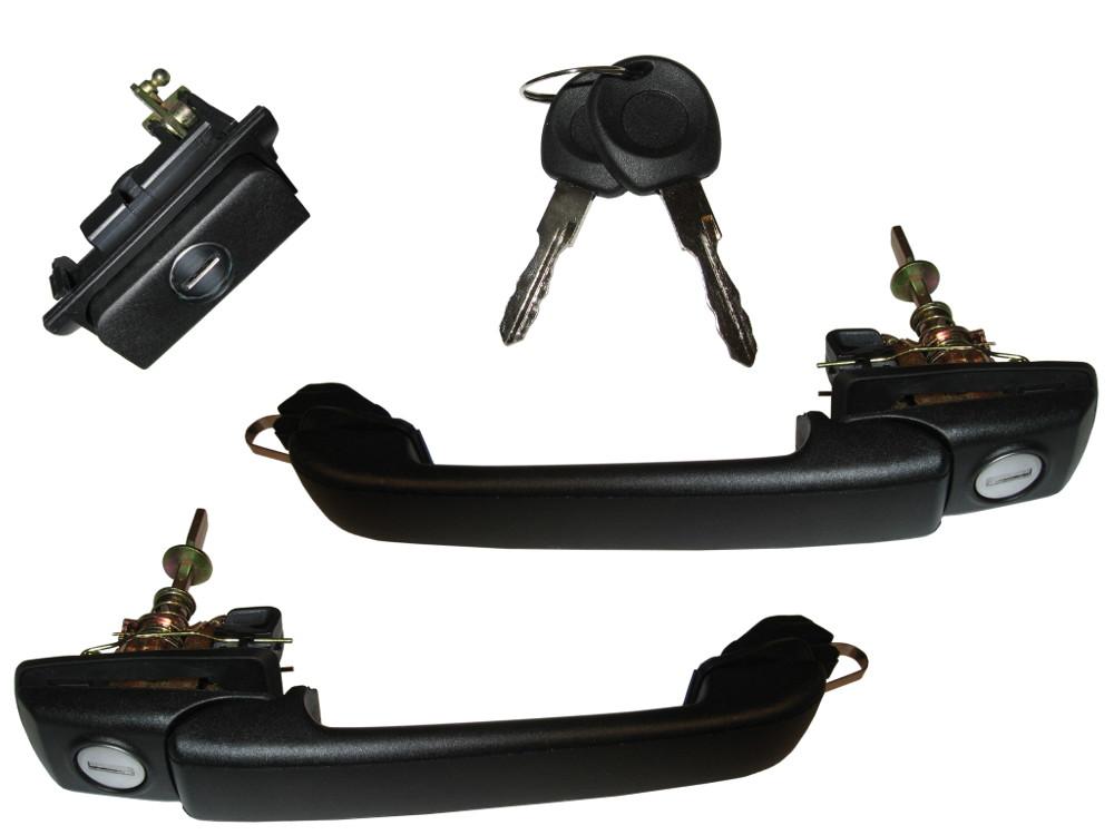 #0529 - VW GOLF III 3 ЗАМКИ ВСТАВКИ ДВЕРНЫЕ РУЧКИ КОМПЛЕКТ