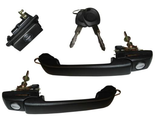 ED-0529 - VW GOLF III 3 ЗАМКИ ДВЕРНЫЕ РУЧКИ ВСТАВКИ КОМПЛЕКТ