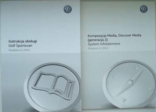 VW GOLF SPORTSVAN 14-18 Руководство пользователя на польском языке +Navi Radio Media 2015