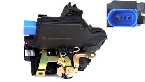 GT43-003 - VW GOLF V 2003-2010 замок двери задний левый задний