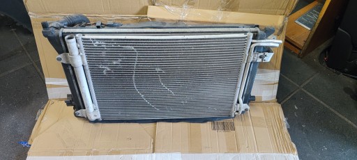 VW GOLF VI 6 ВОДЯНОЙ РАДИАТОР + КОНДИЦИОНЕР + ВЕНТИЛЯТОР 1.4 16В